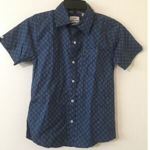 Ben Sherman Original Size Small 8 Short Sleeve Button Up Collared Boys Shirt